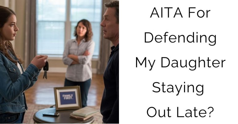 AITA For Defending My Daughter Staying Out Late?