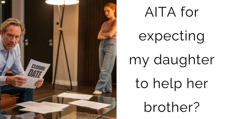 AITA for expecting my daughter to help her brother?