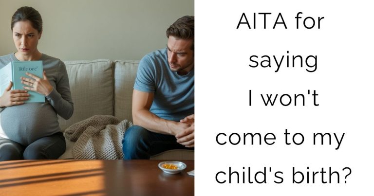 AITA for saying I won’t come to my child’s birth?
