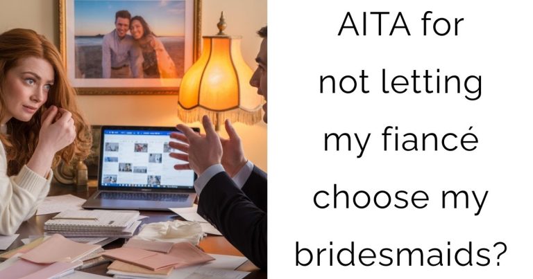 AITA for not letting my fiancé choose my bridesmaids?