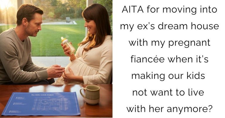 AITA for moving into my ex’s dream house with my pregnant fiancée when it’s making our kids not want to live with her anymore?
