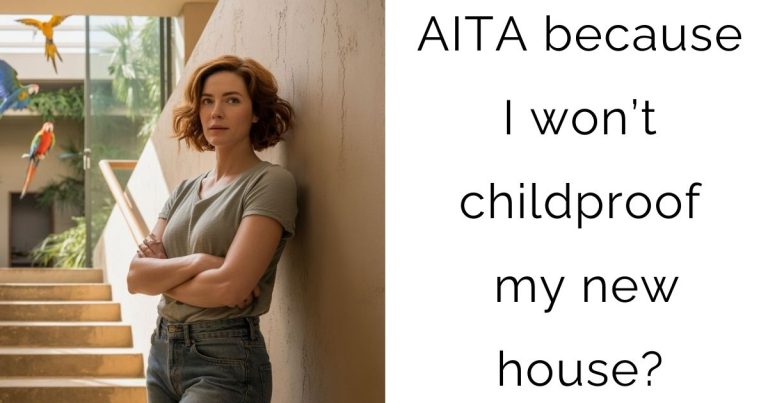 AITA because I won’t childproof my new house?