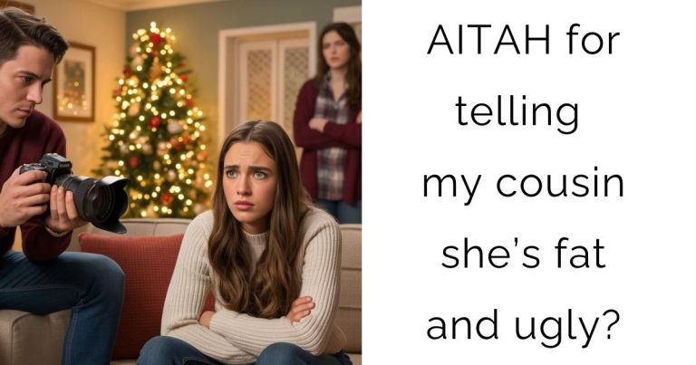 AITAH for telling my cousin she’s fat and ugly?