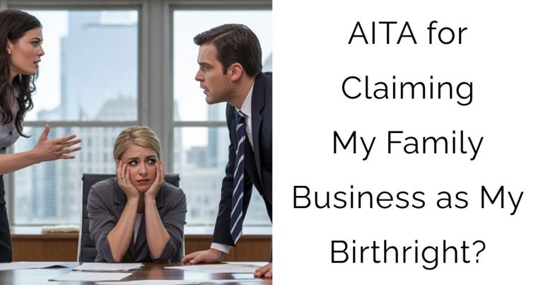 AITA for Claiming My Family Business as My Birthright?