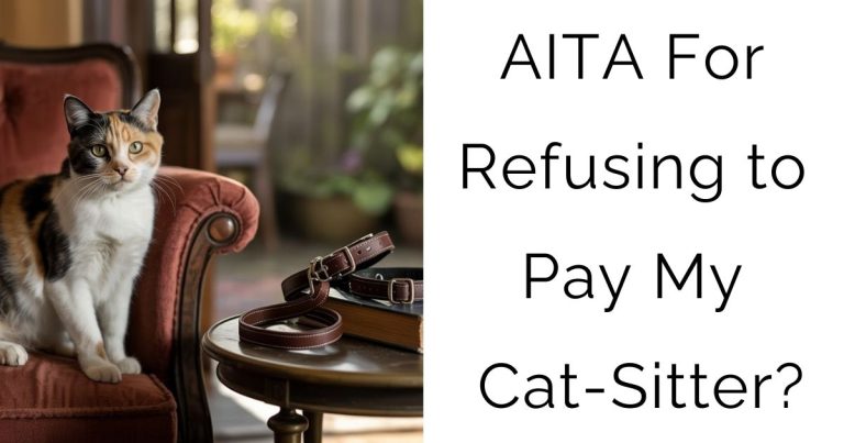 AITA For Refusing to Pay My Cat-Sitter?