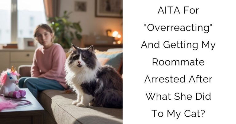 AITA For “Overreacting” And Getting My Roommate Arrested After What She Did To My Cat?
