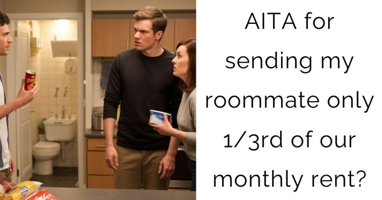 AITA for sending my roommate only 1/3rd of our monthly rent?