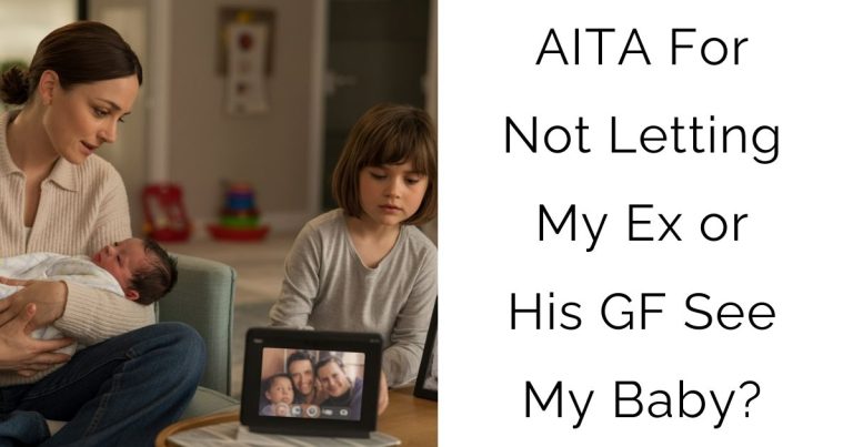 AITA For Not Letting My Ex or His GF See My Baby?