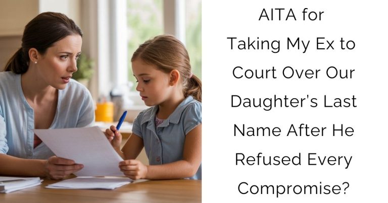 AITA for Taking My Ex to Court Over Our Daughter’s Last Name After He Refused Every Compromise?