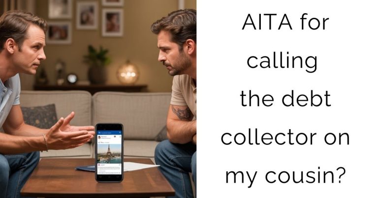 AITA for calling the debt collector on my cousin?