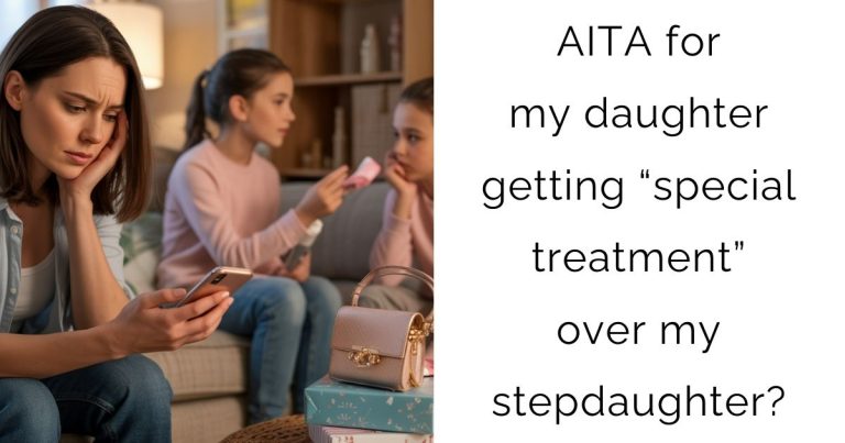 AITA for my daughter getting “special treatment” over my stepdaughter?