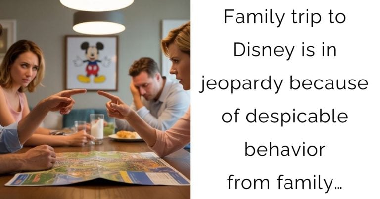 Family trip to Disney is in jeopardy because of despicable behavior from family…