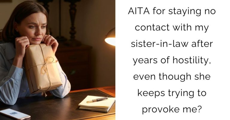 AITA for staying no contact with my sister-in-law after years of hostility, even though she keeps trying to provoke me?