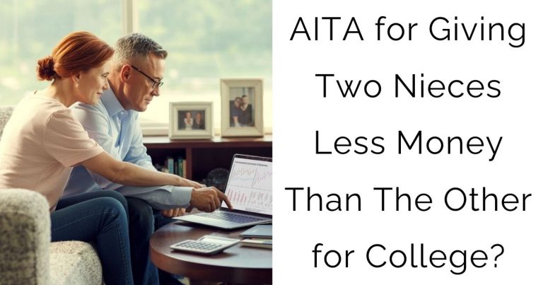 AITA for Giving Two Nieces Less Money Than The Other for College?