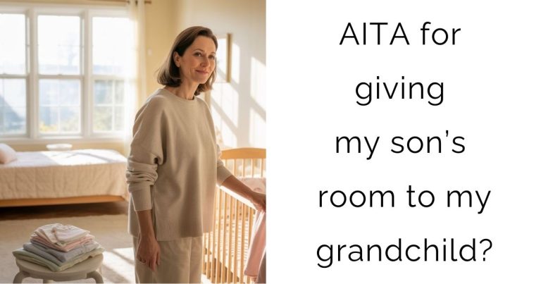 AITA for giving my son’s room to my grandchild?