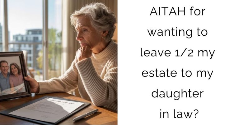 AITAH for wanting to leave 1/2 my estate to my daughter in law?