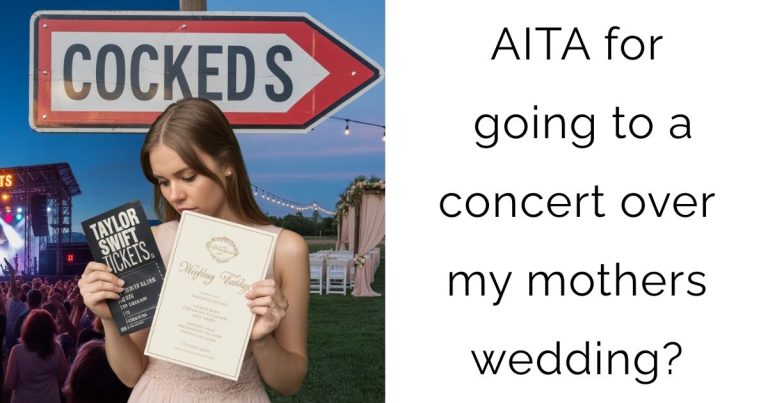 AITA for going to a concert over my mothers wedding?