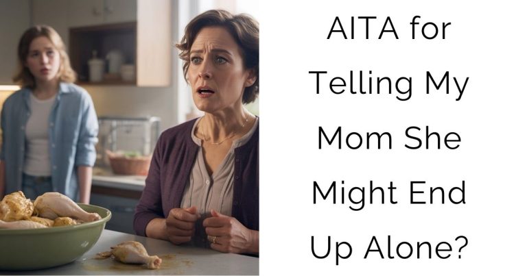 AITA for Telling My Mom She Might End Up Alone?