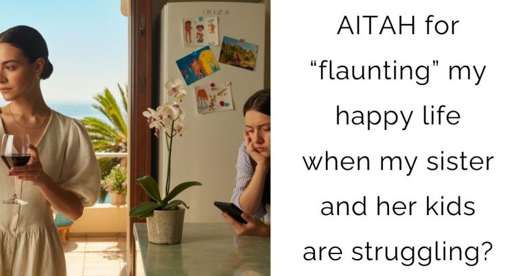 AITAH for “flaunting” my happy life when my sister and her kids are struggling?