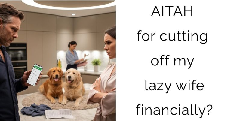 AITAH for cutting off my lazy wife financially?