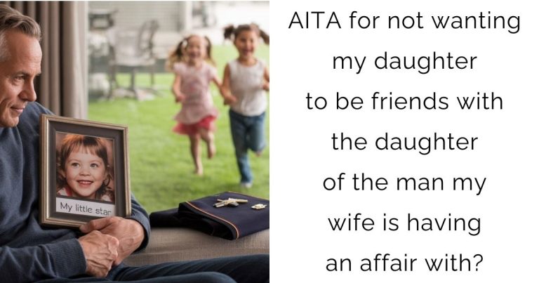AITA for not wanting my daughter to be friends with the daughter of the man my wife is having an affair with?