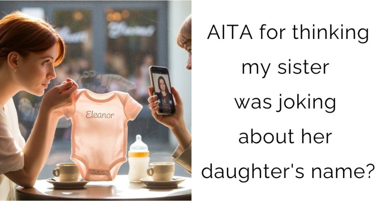 AITA for thinking my sister was joking about her daughter’s name?