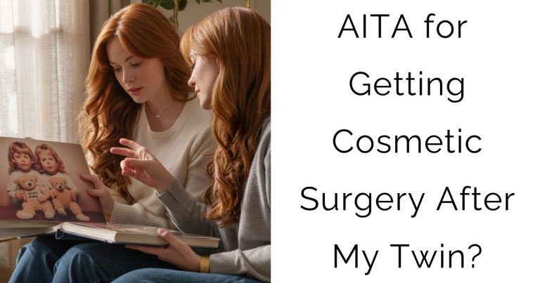 AITA for Getting Cosmetic Surgery After My Twin?