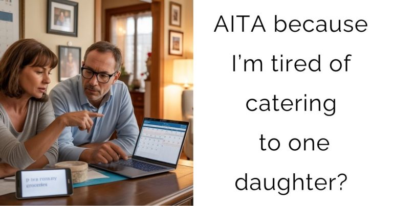 AITA because I’m tired of catering to one daughter?