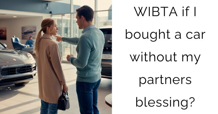 WIBTA if I bought a car without my partners blessing?