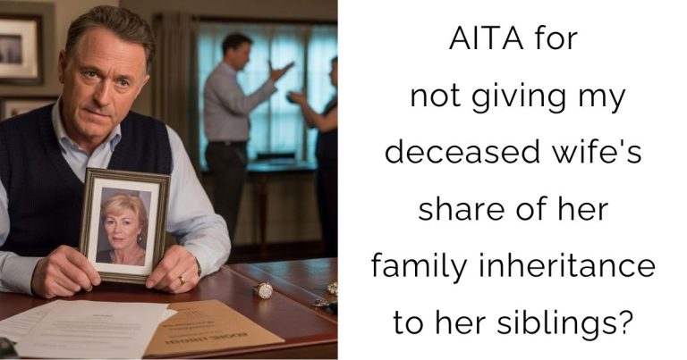 AITA for not giving my deceased wife’s share of her family inheritance to her siblings?