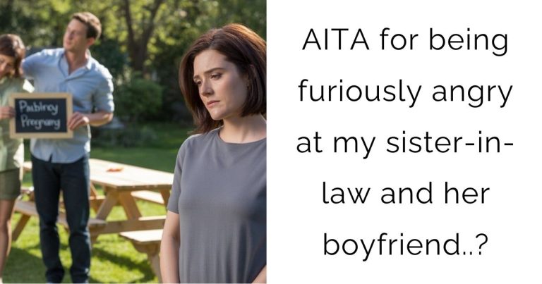 AITA for being furiously angry at my sister-in-law and her boyfriend..?