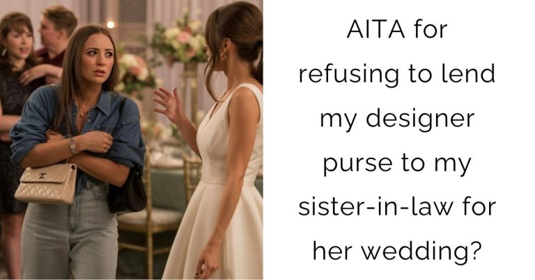 AITA for refusing to lend my designer purse to my sister-in-law for her wedding?