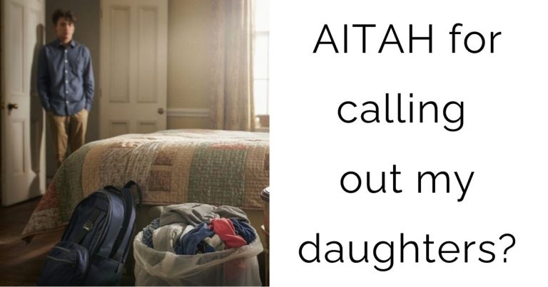 AITAH for calling out my daughters?