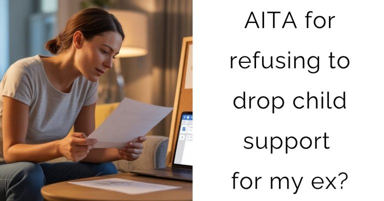 AITA for refusing to drop child support for my ex?