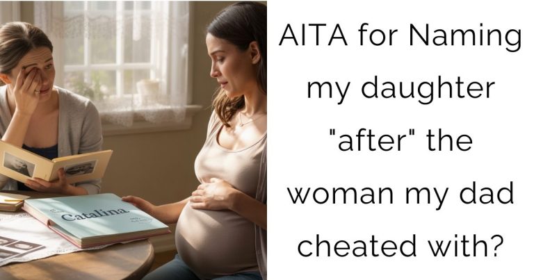 AITA for Naming my daughter “after” the woman my dad cheated with?