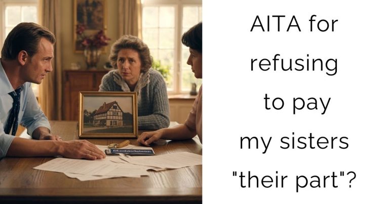 AITA for refusing to pay my sisters “their part”?