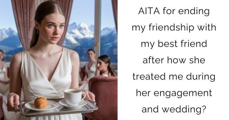 AITA for ending my friendship with my best friend after how she treated me during her engagement and wedding?