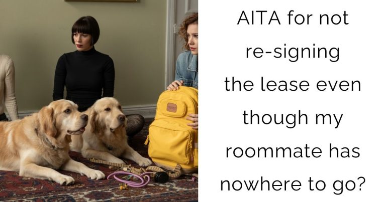 AITA for not re-signing the lease even though my roommate has nowhere to go?
