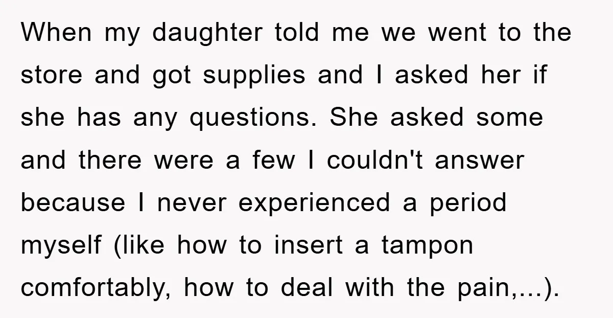 When my daughter told me we went to the store and got supplies and I asked her if she has any questions. She asked some and there were a few...