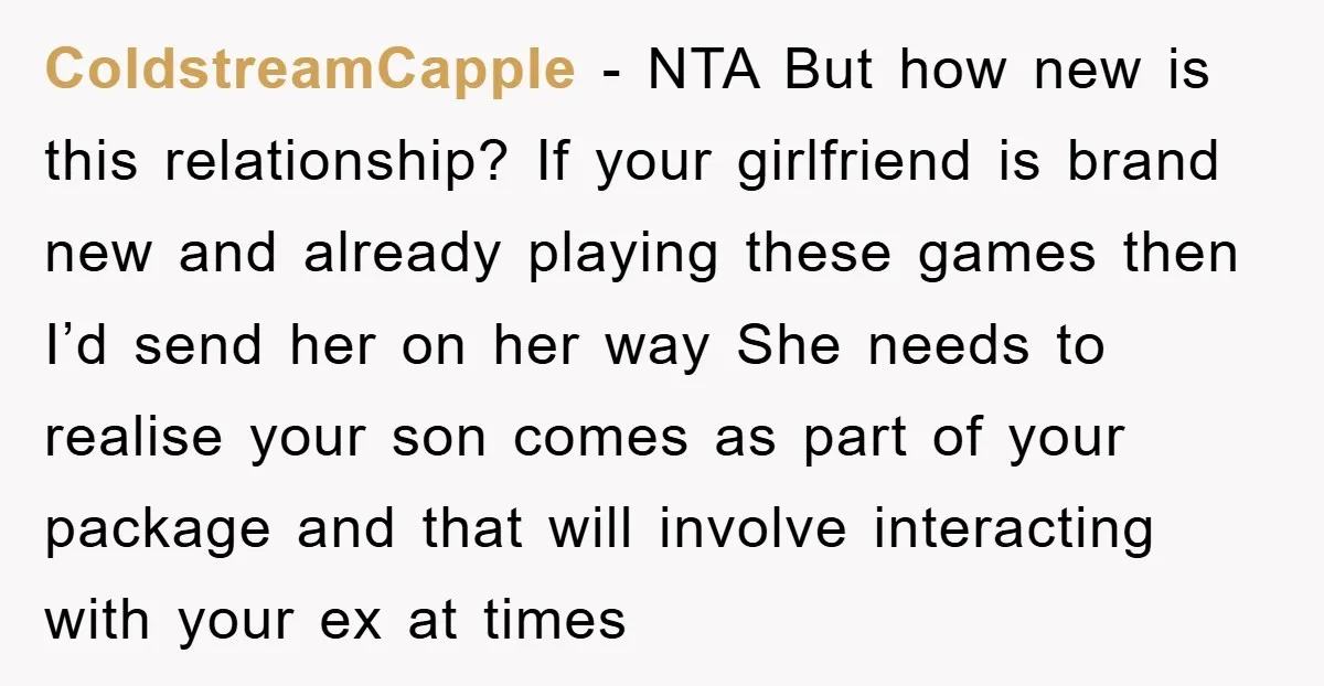 ColdstreamCapple − NTA But how new is this relationship? If your girlfriend is brand new and already playing these games then I’d send her on her way She needs to...