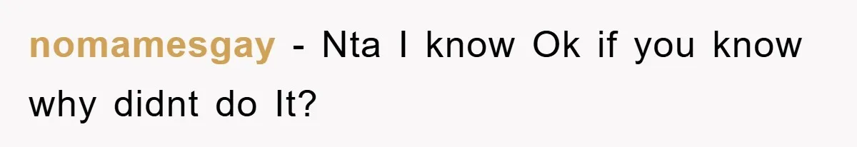 nomamesgay - Nta I know Ok if you know why didnt do It?