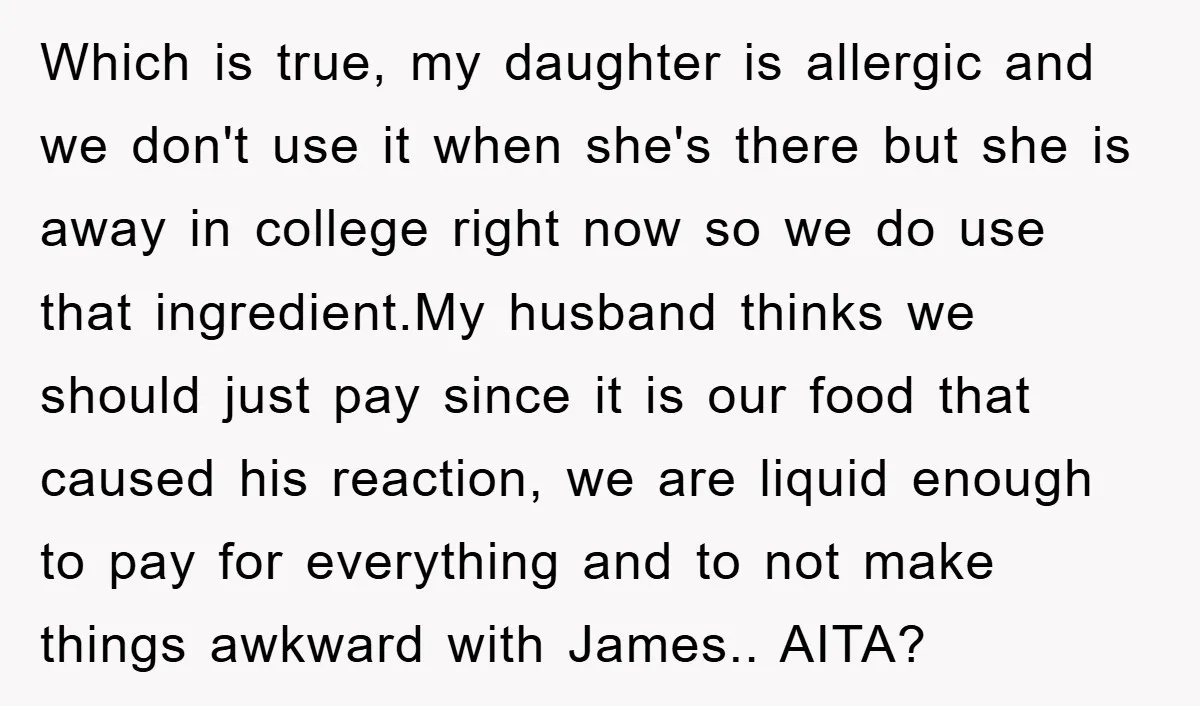 Which is true, my daughter is allergic and we don't use it when she's there but she is away in college right now so we do use that ingredient.My husband...