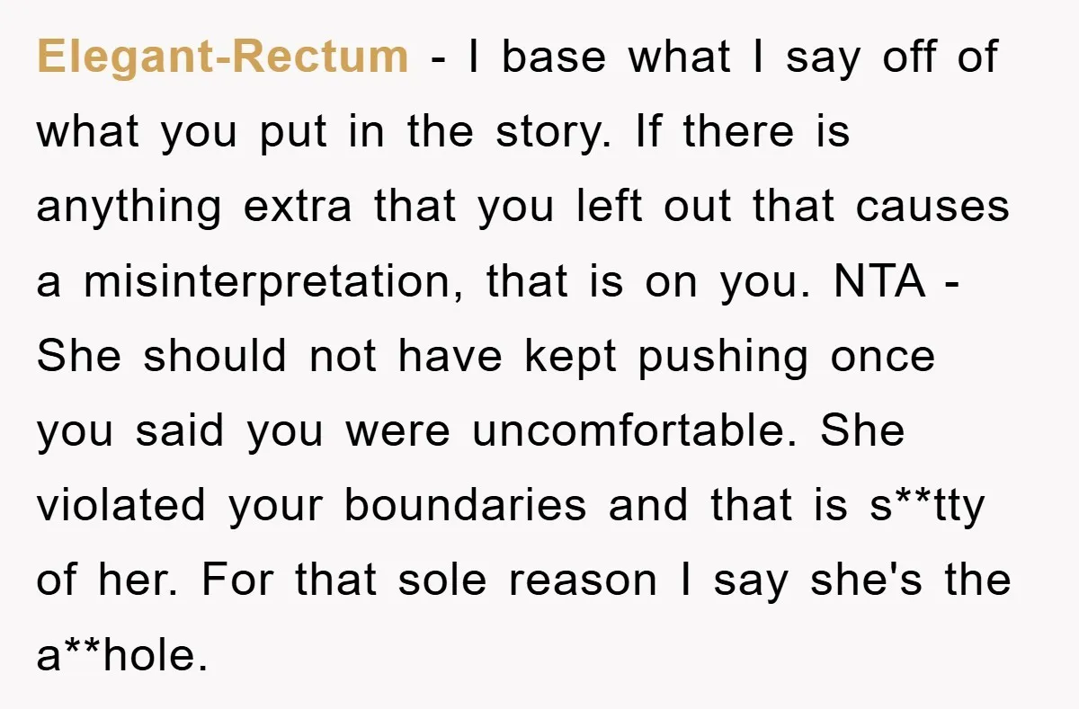 Elegant-Rectum − I base what I say off of what you put in the story. If there is anything extra that you left out that causes a misinterpretation, that is...