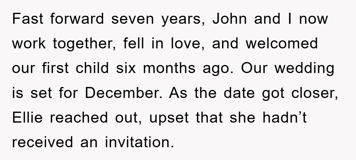 Fast forward seven years, John and I now work together, fell in love, and welcomed our first child six months ago. Our wedding is set for December. As the date...