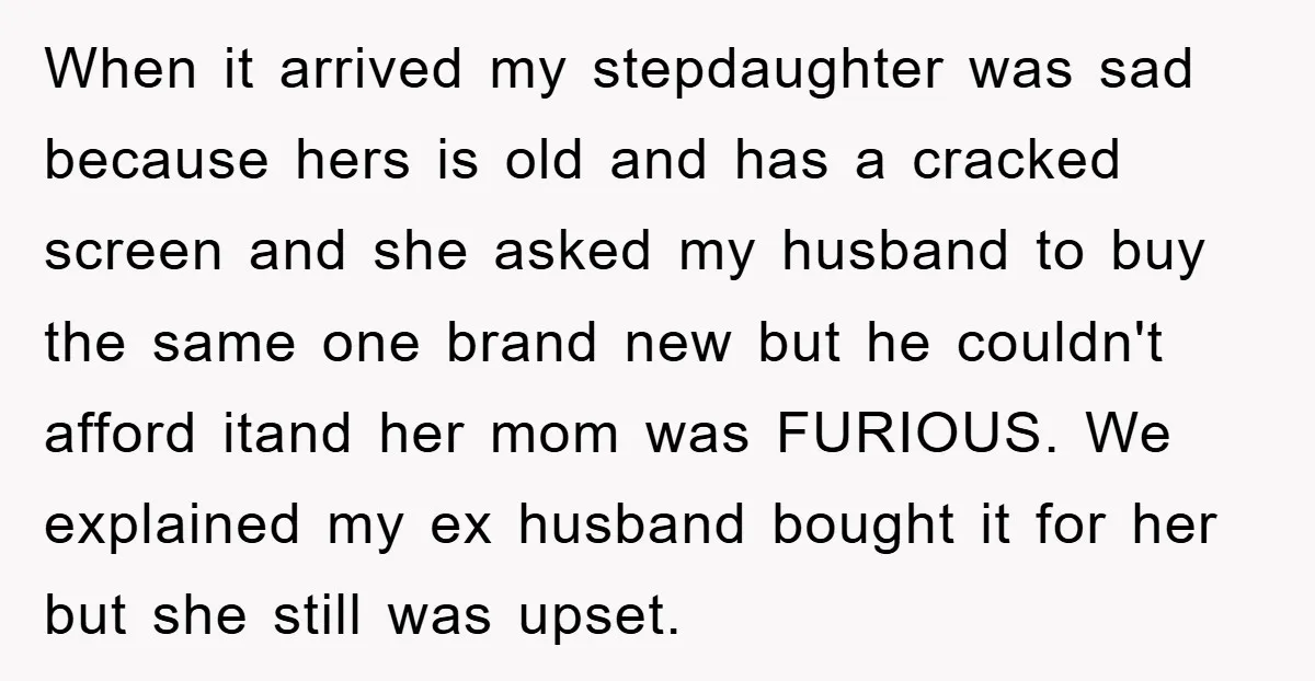 When it arrived my stepdaughter was sad because hers is old and has a cracked screen and she asked my husband to buy the same one brand new but he...