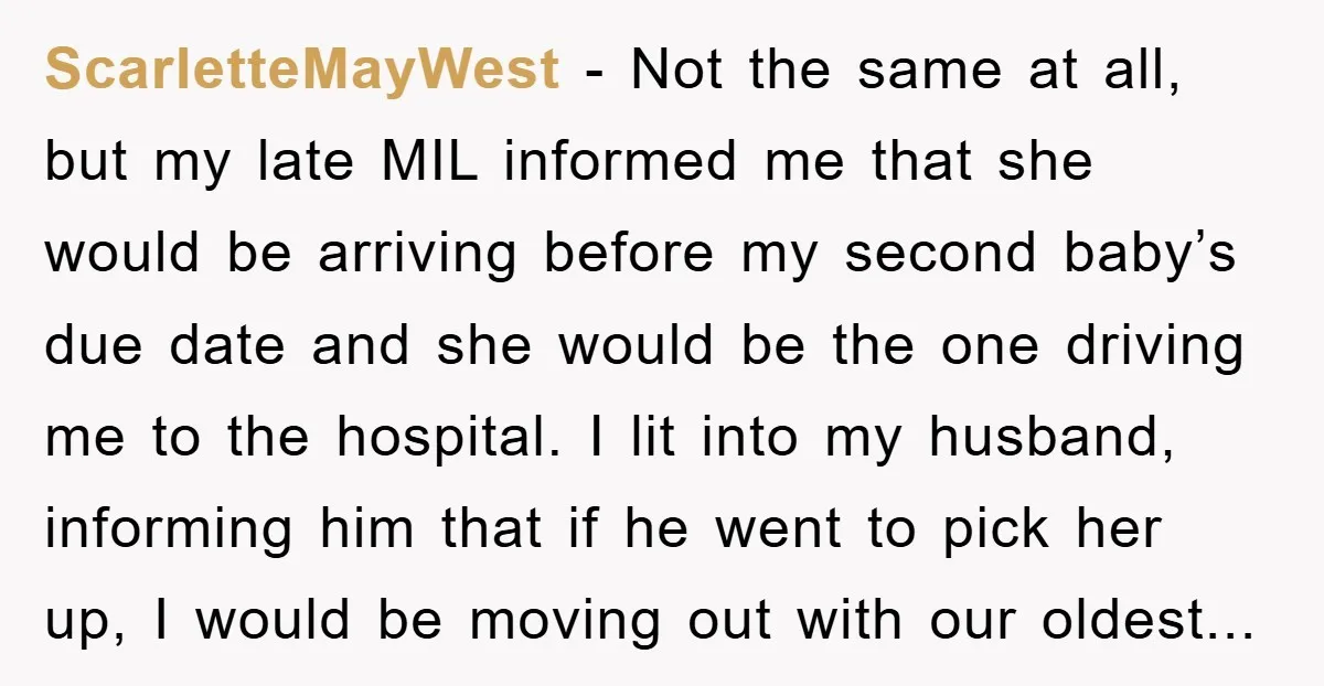 ScarletteMayWest − Not the same at all, but my late MIL informed me that she would be arriving before my second baby’s due date and she would be the one...