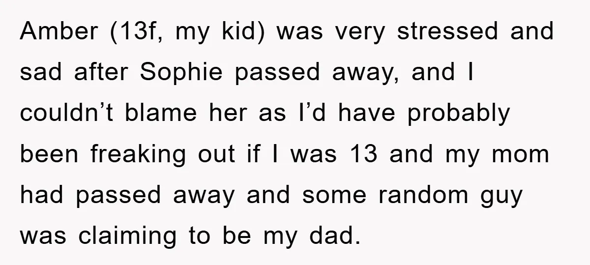 Amber (13f, my kid) was very stressed and sad after Sophie passed away, and I couldn’t blame her as I’d have probably been freaking out if I was 13 and...