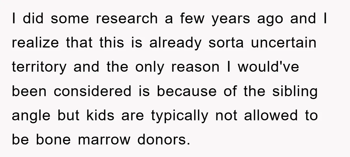 I did some research a few years ago and I realize that this is already sorta uncertain territory and the only reason I would've been considered is because of the...