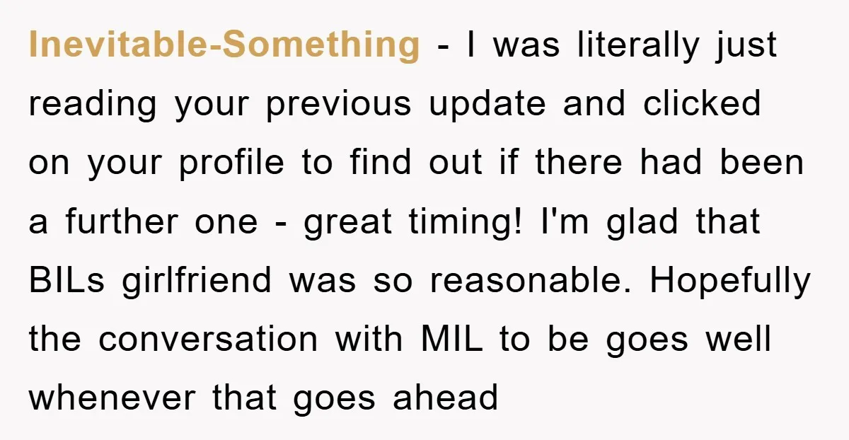 Inevitable-Something − I was literally just reading your previous update and clicked on your profile to find out if there had been a further one - great timing! I'm glad...