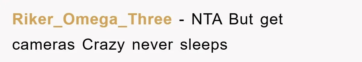Riker_Omega_Three - NTA But get cameras Crazy never sleeps